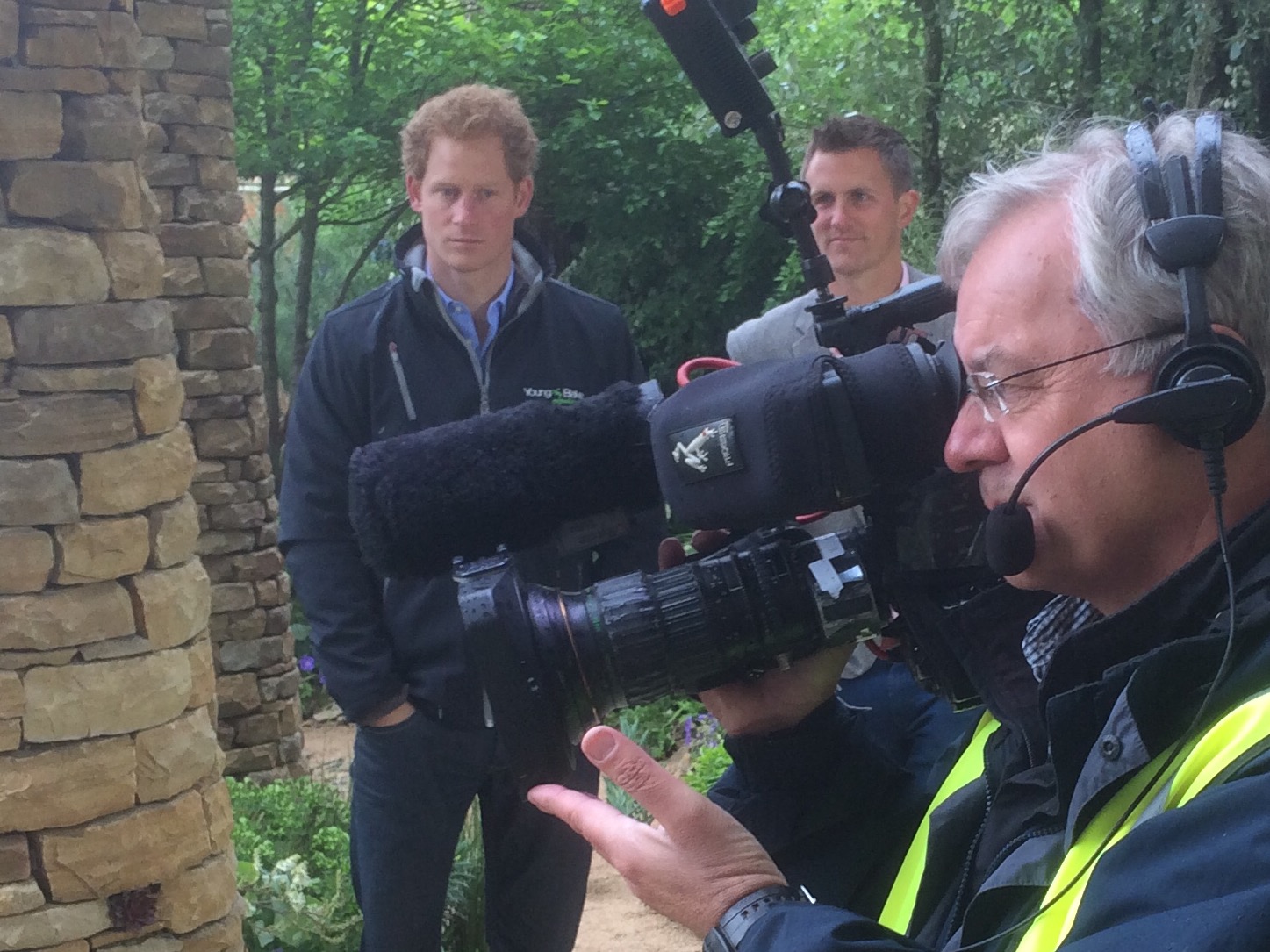 Filming HRH Prince Harry